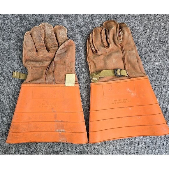 Salisbury Leather Protector Gloves Import Cowhide 14'' Length Prod No 1158 - Picture 1 of 7